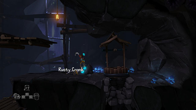 The Rusty Crank should fall off the well - The Gift Shop - The Cave (generally accessible locations) - The Cave - Game Guide and Walkthrough