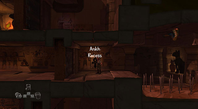 Put the Ankh into the Ankh Recess - The Adventurer - Locations for specific characters - The Cave - Game Guide and Walkthrough