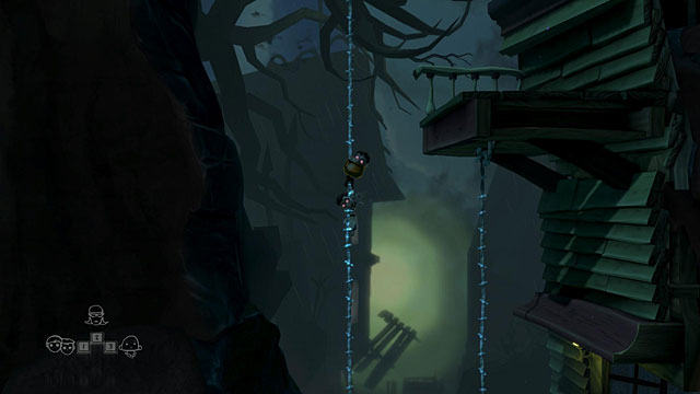 Go up to the roof along the hanging ropes - Twins - Locations for specific characters - The Cave - Game Guide and Walkthrough