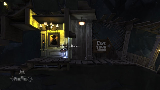 Take the Skeleton Key and head to the Front Door which was previously blocked by the father - Twins - Locations for specific characters - The Cave - Game Guide and Walkthrough