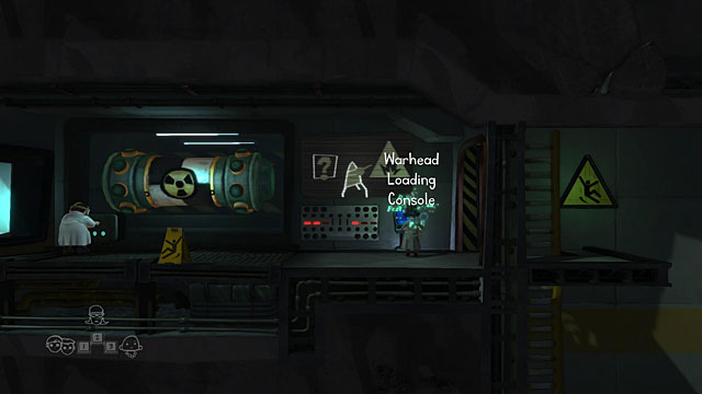 Find the Tech Lab and place the wet floor sign to the right of the technician - The Scientist - Locations for specific characters - The Cave - Game Guide and Walkthrough