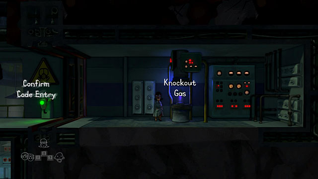 Head into the room and take the Knockout Gas - The Scientist - Locations for specific characters - The Cave - Game Guide and Walkthrough