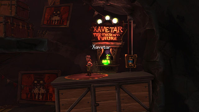 Talk to Xavetar and remember the colour which the crystal ball will take - The Hillbilly - Locations for specific characters - The Cave - Game Guide and Walkthrough