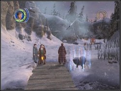 The road ahead of us was blocked (surprise, surprise), and, as usual, wolves chose that moment to attack - 7. To Western Woods part 2 - Walkthrough - The Chronicles of Narnia - Game Guide and Walkthrough