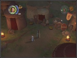 In the entrance to the nearby tent there was another guard - 12. Follow Aslan part 1 - Walkthrough - The Chronicles of Narnia - Game Guide and Walkthrough
