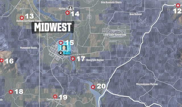 Midwest - the Southern part - Midwest - Southern part - Wreck parts - The Crew - Game Guide and Walkthrough