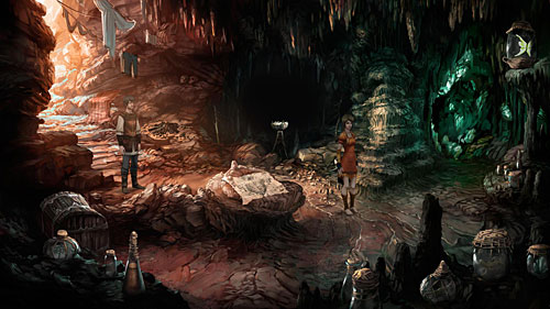 Nuri and Geron will reach the cave, but the scholar will be missing - The Fairy Scholar - The Dark Eye - Chains of Satinav - Game Guide and Walkthrough
