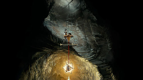 Inside the cave youll find the artifact protected by magic barrier - Academy of Magic - The Dark Eye - Chains of Satinav - Game Guide and Walkthrough
