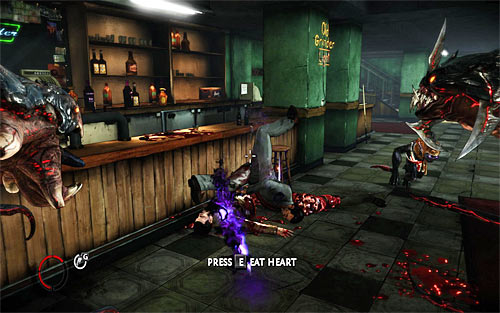 Start attacking bandits gathered inside the club - Q and A - p. 1 - Walkthrough - The Darkness II - Game Guide and Walkthrough