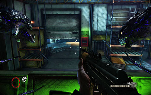Go back to the main warehouse part and use the stairs, which were fiercely defended by opponents - Q and A - p. 3 - Walkthrough - The Darkness II - Game Guide and Walkthrough