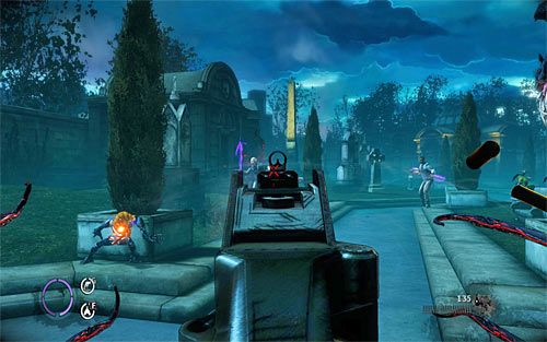 Now you can resume exploration of cemetery - Saying Goodbye - p. 1 - Walkthrough - The Darkness II - Game Guide and Walkthrough