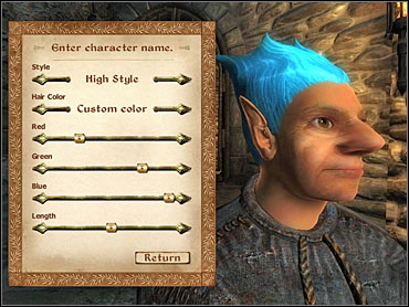 Careful with that editor, son. - Info - Character Creation & Development - The Elder Scrolls IV: Oblivion - Game Guide and Walkthrough