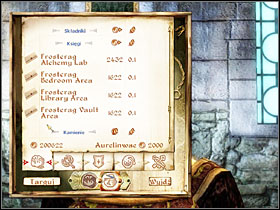 Talk to Aurelinwae and buy all expansion packages: Alchemy Lab, Bedroom Area, Library Area, and Vault Area - Frostcrag Spire - Plug-ins - The Elder Scrolls IV: Oblivion - Game Guide and Walkthrough