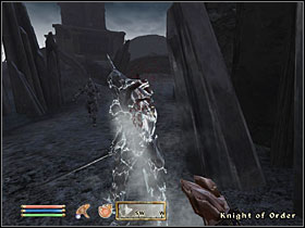 After defeating three waves of Knights of Order, you'll be sent on a quest to the nearby ruins of Xeddefen - Main Quests part II - Quests - The Elder Scrolls IV: Oblivion - Game Guide and Walkthrough