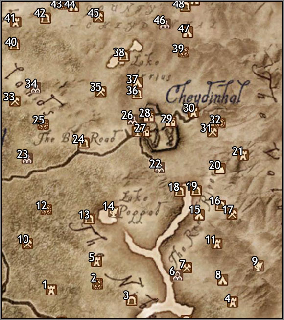 1 - Fort Sejanus - Map Segment #9 - Province of Cyrodiil - The Elder Scrolls IV: Oblivion - Game Guide and Walkthrough