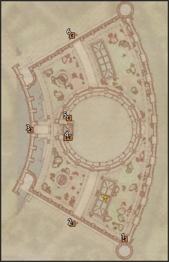 1 - Southeast Watch Tower - Imperial City Arena - City maps - The Elder Scrolls IV: Oblivion - Game Guide and Walkthrough