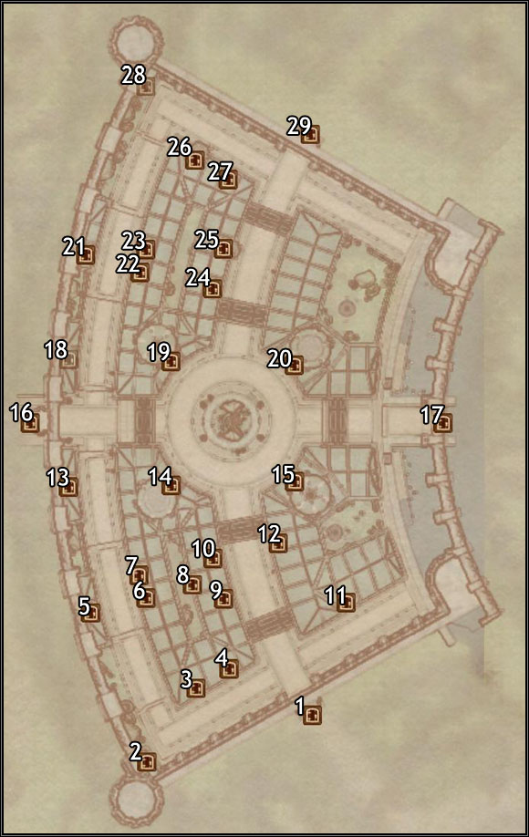 1 - Temple District - Imperial City Talos Plaza - City maps - The Elder Scrolls IV: Oblivion - Game Guide and Walkthrough