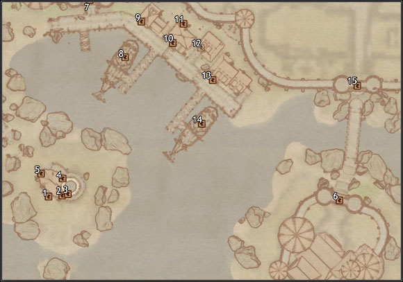 1 - Anvil Lighthouse Cellar - Anvil Docks - City maps - The Elder Scrolls IV: Oblivion - Game Guide and Walkthrough