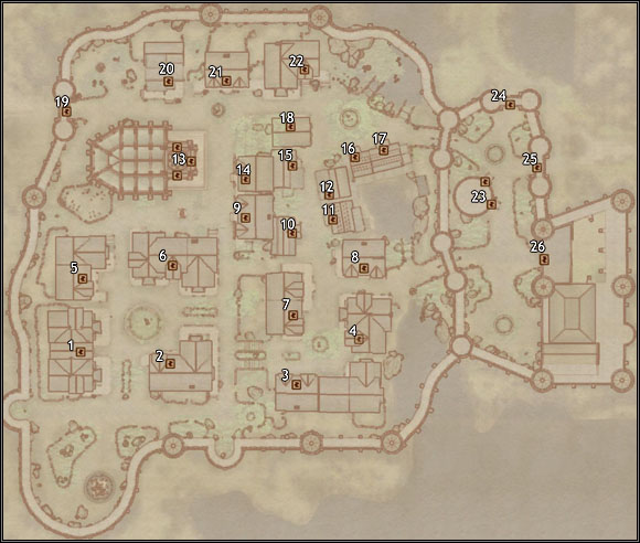 1 - Leyawiin Mages' Guild - Leyawiin - City maps - The Elder Scrolls IV: Oblivion - Game Guide and Walkthrough