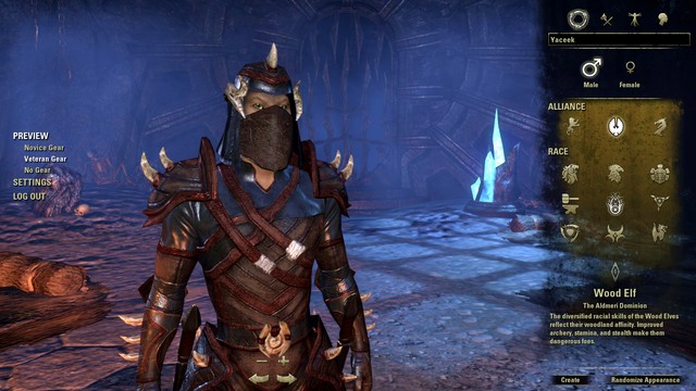 Character creation in ESO - 1. The Hero - The Elder Scrolls Online in 10 Easy Steps - The Elder Scrolls Online - Game Guide and Walkthrough