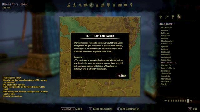 Fast travel - 5. Transportation - The Elder Scrolls Online in 10 Easy Steps - The Elder Scrolls Online - Game Guide and Walkthrough