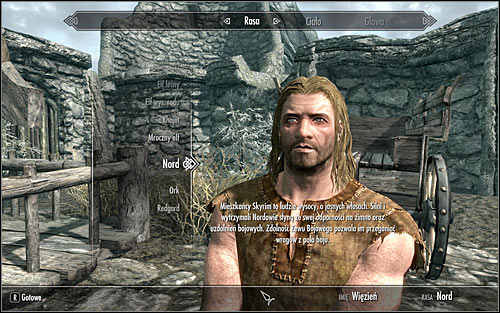 Soon after reaching the destination and getting off the wagon, you will have to tell your identity to Hadvar, therefore creating your character - Prologue - The Elder Scrolls V: Skyrim - Game Guide and Walkthrough
