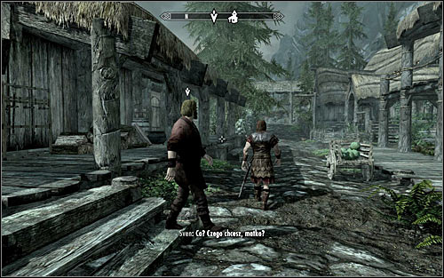 After reaching Riverwood, approach Alvor and listen to a short conversation between him and Hadvar - Meeting with Alvor - Before the Storm - The Elder Scrolls V: Skyrim - Game Guide and Walkthrough