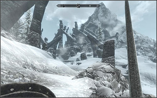 I'd suggest staying very cautious, as after reaching a small tower you might get attacked by a group of Bandits - Heading to Bleak Falls Barrow - Bleak Falls Barrow - The Elder Scrolls V: Skyrim - Game Guide and Walkthrough