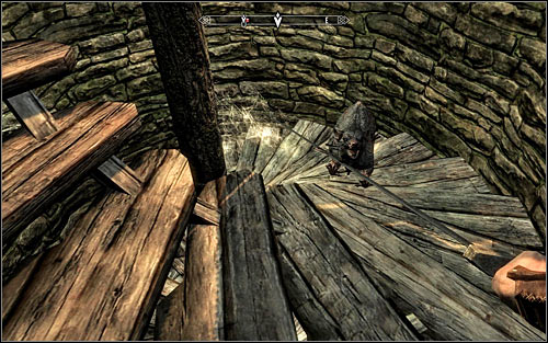 After reaching the new room, take a look around for a chest and the Thief book, increasing your Pickpocket skill level - Heading to Bleak Falls Barrow - Bleak Falls Barrow - The Elder Scrolls V: Skyrim - Game Guide and Walkthrough