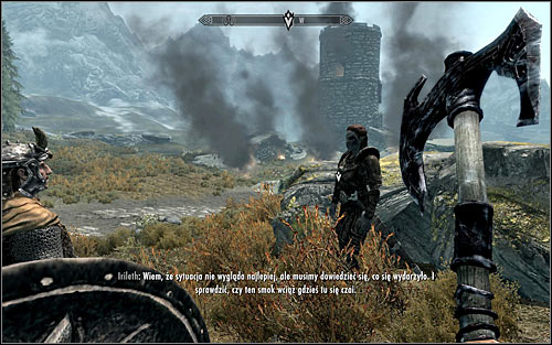 The Western Watchtower, by which the Dragon was spotted, is of course found outside Whiterun and you can head there in two basic ways, either along or by sticking to Irileth - Fighting the Dragon - Dragon Rising - The Elder Scrolls V: Skyrim - Game Guide and Walkthrough