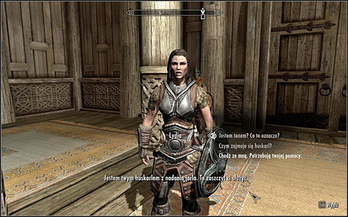 Head to the Dragonsreach exit and you will come across Lydia, who the Jarl has mentioned (screen above) - Heading to the Greybeards - The Way of the Voice - The Elder Scrolls V: Skyrim - Game Guide and Walkthrough