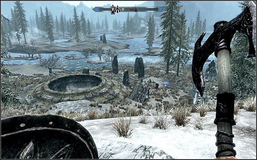 After reaching the northern part of the map, that is after getting nearby Morthal or Dawnstar, you will have an easier time getting to Ustengrav, as you will mainly travel through lowland and encounter weak enemies on your way - Heading to the temple of Ustengrav - The Horn of Jurgen Windcaller - The Elder Scrolls V: Skyrim - Game Guide and Walkthrough
