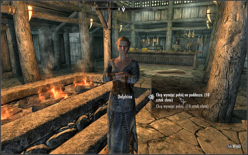 After getting inside the inn, approach Delphine and talk with her - Retrieving the Horn and giving it to the Greybeards - The Horn of Jurgen Windcaller - The Elder Scrolls V: Skyrim - Game Guide and Walkthrough