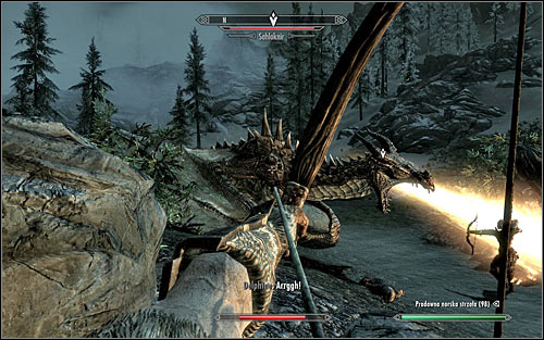 You are of course free to choose how to attack the dragon - Fighting the Dragon - A Blade in the Dark - The Elder Scrolls V: Skyrim - Game Guide and Walkthrough