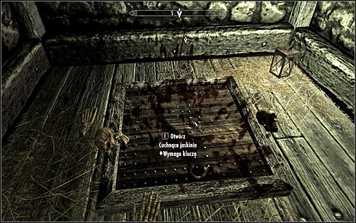 Be sure to examine the bodies of the defeated guard, as each of them will have a Trap Door Key - Getting out of the embassy - Diplomatic Immunity - The Elder Scrolls V: Skyrim - Game Guide and Walkthrough