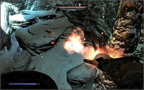 The screams of the recently rescued will unfortunately mean trouble, as the cave you entered is inhabited by a Frost Troll - Getting out of the embassy - Diplomatic Immunity - The Elder Scrolls V: Skyrim - Game Guide and Walkthrough