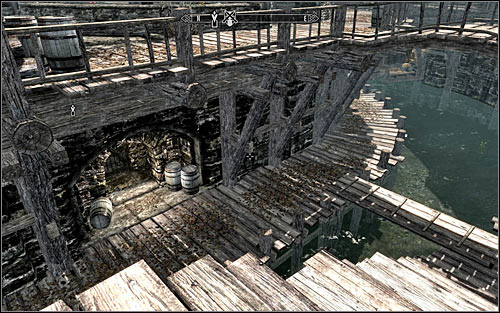 Locating the sewer entrance might prove difficult at first, as it's on the lower level of the city - Finding Esbern - A Cornered Rat - The Elder Scrolls V: Skyrim - Game Guide and Walkthrough