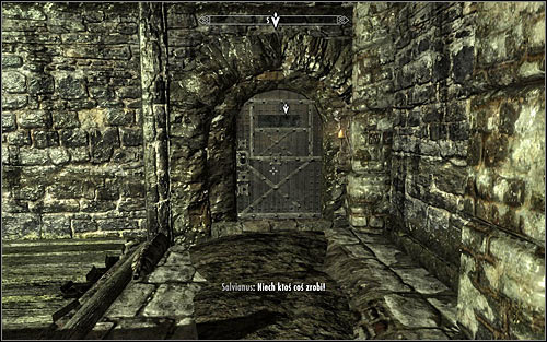 Approach the marked cell (screen above) to initiate a conversation with Esbern - Finding Esbern - A Cornered Rat - The Elder Scrolls V: Skyrim - Game Guide and Walkthrough