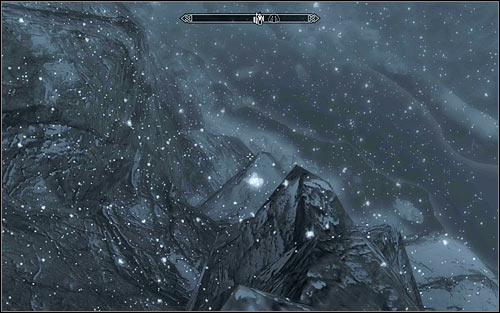 Open the world map to establish that Septimus can be found north of the College of Winterhold - Finding Septimus Signus - Elder Knowledge - The Elder Scrolls V: Skyrim - Game Guide and Walkthrough