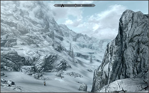 Head out of Septimus Signus's Outpost and open the world map - Obtaining the Elder Scroll - Elder Knowledge - The Elder Scrolls V: Skyrim - Game Guide and Walkthrough