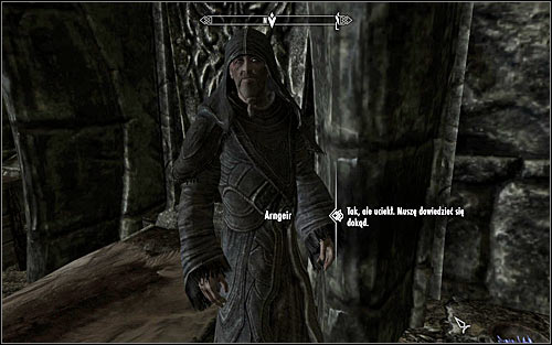 The second character that you can ask for help is Arngeir - Finding Alduin - The Fallen - The Elder Scrolls V: Skyrim - Game Guide and Walkthrough