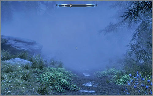 Head north, without worrying about exploring the area as you won't find anything interesting here - Reaching the Hall of Valor - Sovngarde - The Elder Scrolls V: Skyrim - Game Guide and Walkthrough