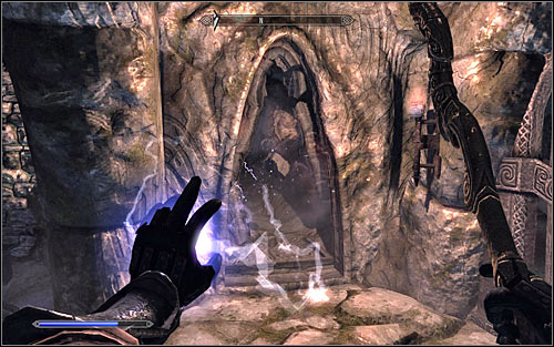 Return to the wall on which the amulet was - Under Saarthal - p. 1 - College of Winterhold quests - The Elder Scrolls V: Skyrim - Game Guide and Walkthrough