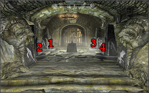 Destroying both traps will let you access the room with another puzzle - Under Saarthal - p. 2 - College of Winterhold quests - The Elder Scrolls V: Skyrim - Game Guide and Walkthrough