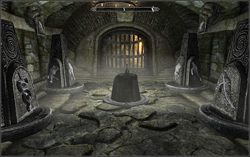The proper pillar arrangement can be seen in the screenshot above - Under Saarthal - p. 2 - College of Winterhold quests - The Elder Scrolls V: Skyrim - Game Guide and Walkthrough