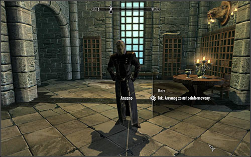Turn around and try getting out of the Arcanaeum and you should come across Ancano, who Faralda might have spoken to you about (screen above) - Hitting the Books - p. 1 - College of Winterhold quests - The Elder Scrolls V: Skyrim - Game Guide and Walkthrough