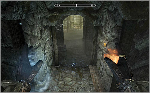 Look out for the pressure plate that you come across, as it activates a trap (poison arrows) - Hitting the Books - p. 1 - College of Winterhold quests - The Elder Scrolls V: Skyrim - Game Guide and Walkthrough
