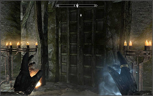 Use the stairs to reach the upper level - Hitting the Books - p. 2 - College of Winterhold quests - The Elder Scrolls V: Skyrim - Game Guide and Walkthrough