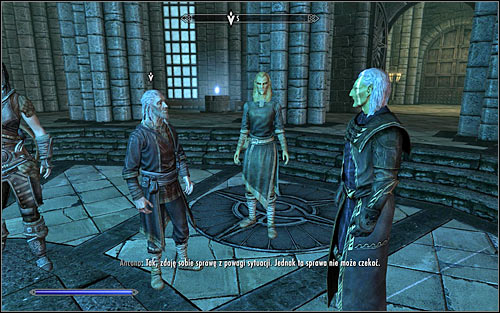 Tolfdir will now take a tour around the area and it's definitely worth to listen to what he has to say - Good Intentions - College of Winterhold quests - The Elder Scrolls V: Skyrim - Game Guide and Walkthrough