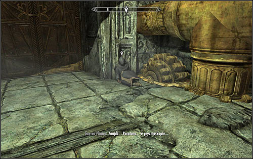 You will complete the objective very fast, as you will come across Gavros Plinius, one of the Synod researchers right after getting inside the ruins (screen above) - Revealing the Unseen - p. 1 - College of Winterhold quests - The Elder Scrolls V: Skyrim - Game Guide and Walkthrough